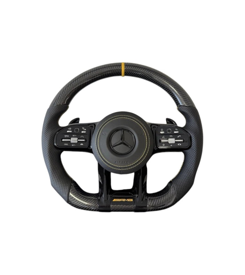 Mercedes Benz AMG Tuning - Lenkrad Carbon/Schwarz-Gelb - RR Performance