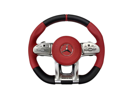 Mercedes Benz AMG Tuning - Lenkrad Schwarz/Rot - RR Performance